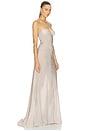 view 2 of 3 VESTIDO LARGO GIULIANA in Stone Stripe