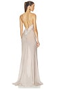 view 3 of 3 VESTIDO LARGO GIULIANA in Stone Stripe