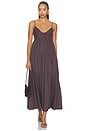 view 1 of 3 ROBE EVELISSE in Chocolate Brown