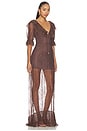 view 2 of 3 Fiorella Gown in Brown