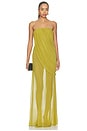 view 1 of 4 VESTIDO LARGO SAPHIRA in Green