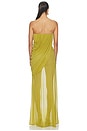 view 4 of 4 VESTIDO LARGO SAPHIRA in Green