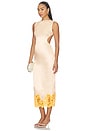 view 1 of 3 ROBE MIREYA in Ivory & Honey Yellow