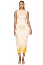 view 2 of 3 ROBE MIREYA in Ivory & Honey Yellow