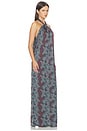 view 2 of 4 VESTIDO LARGO LINA in Brown Multi Floral