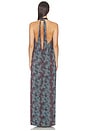 view 3 of 4 VESTIDO LARGO LINA in Brown Multi Floral