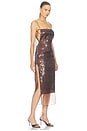 view 1 of 5 VESTIDO HELENA in Chocolate
