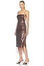 view 4 of 5 VESTIDO HELENA in Chocolate