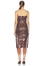 view 5 of 5 VESTIDO HELENA in Chocolate