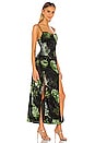 view 2 of 3 Savannah Midi Dress in Black Palm