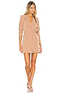 view 1 of 3 Davide Blazer Dress in Nude Toffee