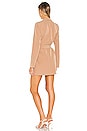 view 3 of 3 Davide Blazer Dress in Nude Toffee