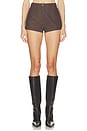 view 1 of 6 Lera Shorts in Chocolate