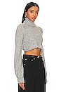 view 2 of 4 Cesare Cropped Sweater in Heather Grey