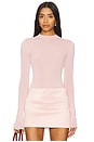 view 1 of 4 Pauline Mock Neck Sweater in Light Pink