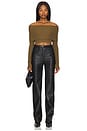 view 4 of 4 ELAN トップ in Dark Olive
