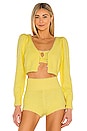 view 1 of 5 CÁRDIGAN GENEVIEVE in Butter Yellow