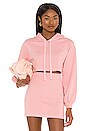 view 1 of 4 Laurell Crop Hoodie in Mauve