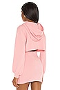 view 3 of 4 Laurell Crop Hoodie in Mauve