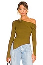 view 1 of 4 Shauna Sweater in Olive Green