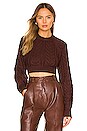 view 2 of 4 Safaa Sweater in Chocolate
