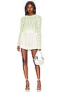 view 4 of 4 Corin Cable Knit Sweater in Pastel Green