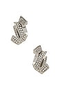 view 3 of 3 BELEN イヤリング in Silver Rhinestone