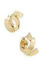 view 1 of 2 BRINCOS BELEN in Gold