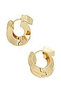 view 2 of 2 BRINCOS BELEN in Gold