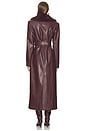 view 4 of 4 MANTEAU NALA in Oxblood