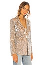 view 3 of 6 Erin Embellished Blazer in Iridescent Nude