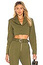 view 1 of 5 Leticia Jacket in Olive Green