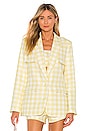 view 2 of 6 Dona Blazer in Yellow & White