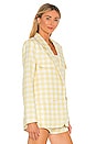 view 3 of 6 Dona Blazer in Yellow & White