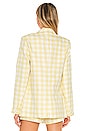 view 4 of 6 Dona Blazer in Yellow & White