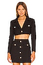 view 1 of 4 Becka Crop Blazer in Black
