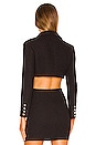 view 3 of 4 Becka Crop Blazer in Black