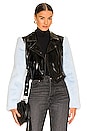 view 1 of 5 Florencia Moto Jacket in Black & Blue