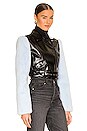 view 3 of 5 Florencia Moto Jacket in Black & Blue