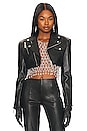view 1 of 4 Rowan Leather Jacket in Black