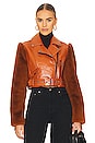 view 2 of 5 Florencia Moto Jacket in Caramel