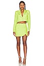 view 4 of 4 VESTE CROPPED HANNAH in Apple Green