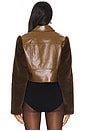 view 3 of 4 CHAQUETA FLORENCIA in Espresso Brown