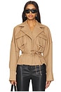 view 1 of 4 BLOUSON MARI in Dark Taupe