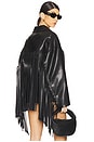 view 1 of 7 Iza Faux Leather Jacket in Black
