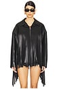 view 3 of 7 Iza Faux Leather Jacket in Black