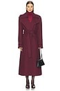 view 1 of 3 Eladia Coat in Bordeaux