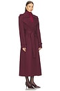 view 2 of 3 Eladia Coat in Bordeaux