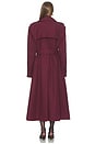 view 3 of 3 Eladia Coat in Bordeaux