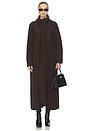 view 1 of 3 Jona Maxi Sweater Coat in Chocolate Brown